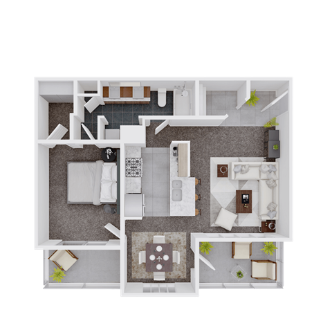 a floor plan of a house